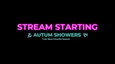 Autum Showers online show from April 6, 5:08 am