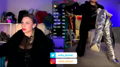 Erika      online show from January 16, 2:35 pm