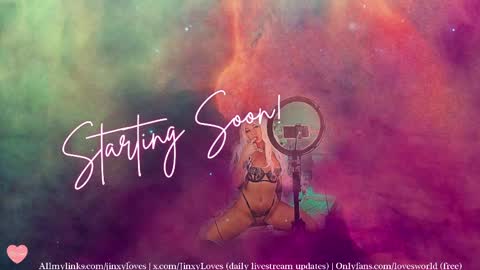 jinxy loves online show from April 9, 2:25 am