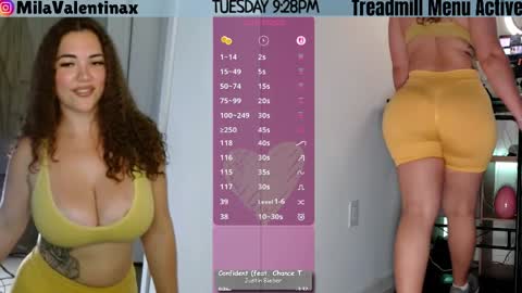 Mila Valentina online show from April 1, 1:28 am