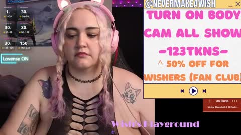 Wishs Playground online show from April 9, 9:04 am