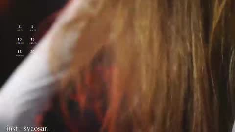 syaosan_ online show from March 7, 2:57 pm