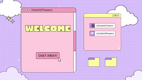 Violet Flowers online show from April 4, 8:07 pm
