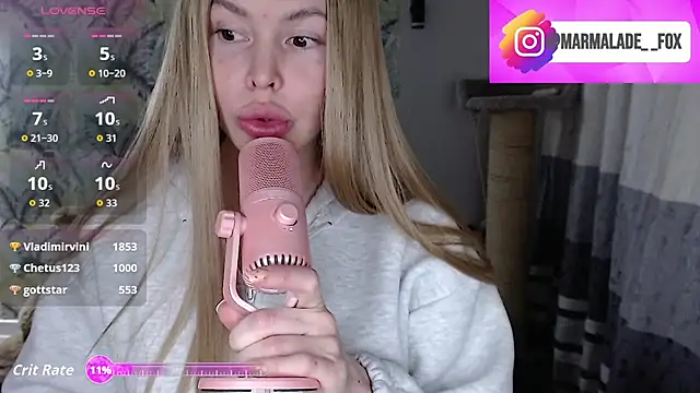 Marmalade Fox online show from March 11, 2:53 pm