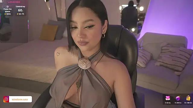 sarawinstone online show from March 5, 8:15 pm