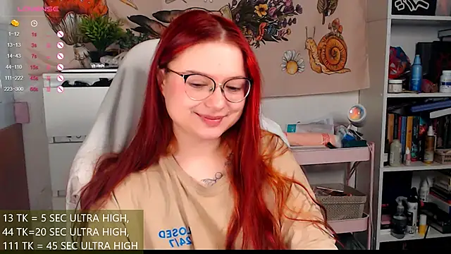 me  hanna online show from December 15, 1:33 am