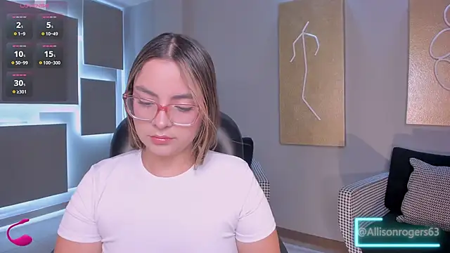 AllisonRogersX online show from April 14, 3:50 am