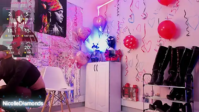 NicolleDiamonds cg online show from February 9, 1:13 pm