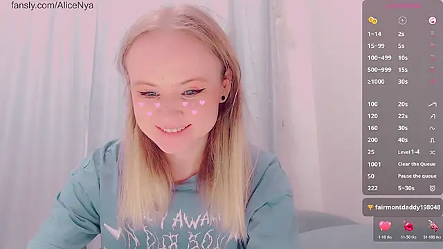 AliceNya cute online show from January 14, 7:46 am