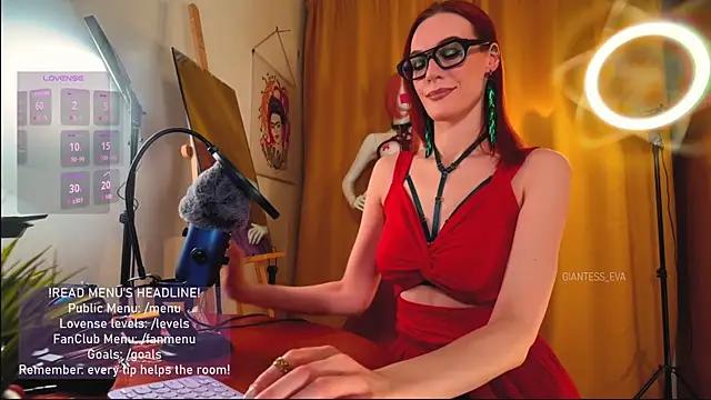 Giantess Eva online show from July 5, 5:51 pm