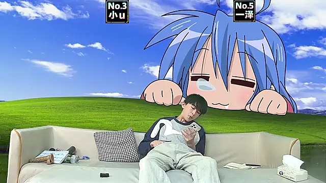 xiaohuangren01 online show from April 4, 1:43 pm