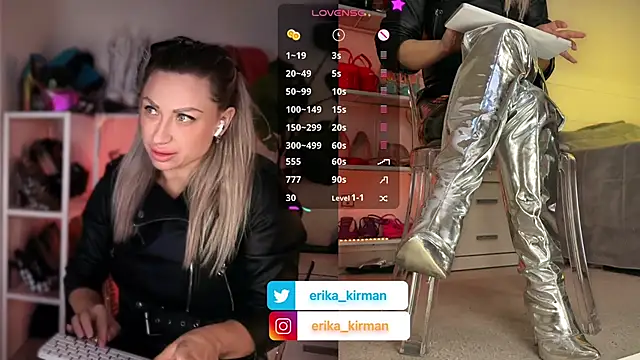 Erika Kirman online show from February 3, 10:53 am