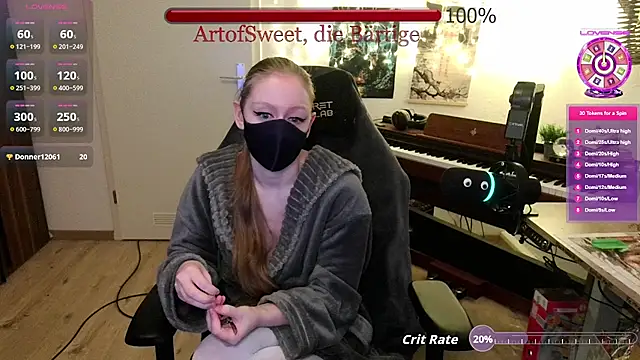 ArtofSweet online show from July 1, 7:02 pm