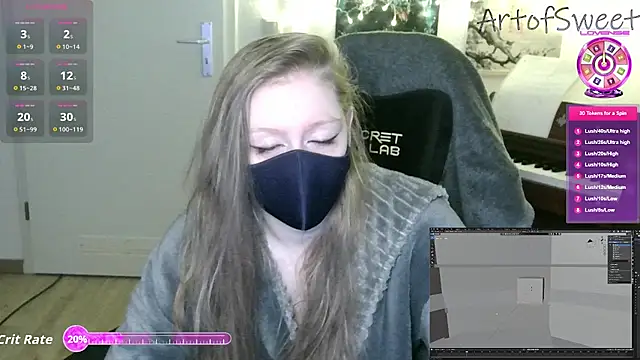 ArtofSweet online show from April 7, 10:01 pm