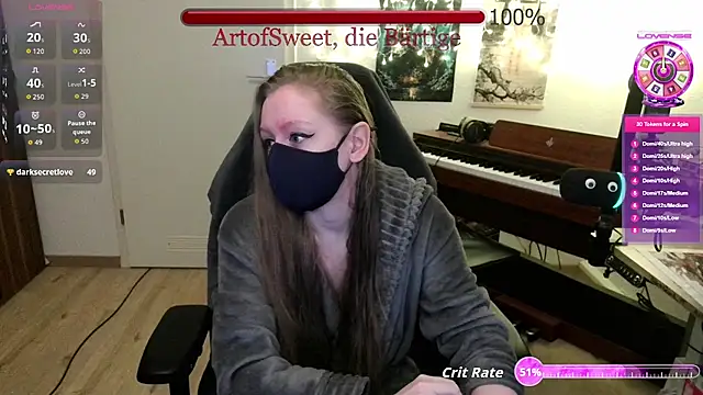 ArtofSweet online show from June 19, 8:45 pm