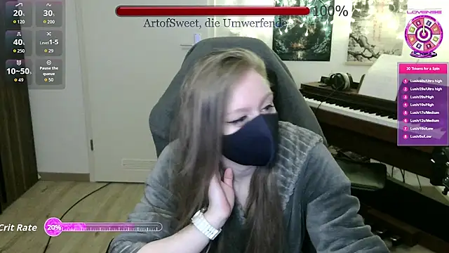 ArtofSweet online show from April 14, 8:20 pm