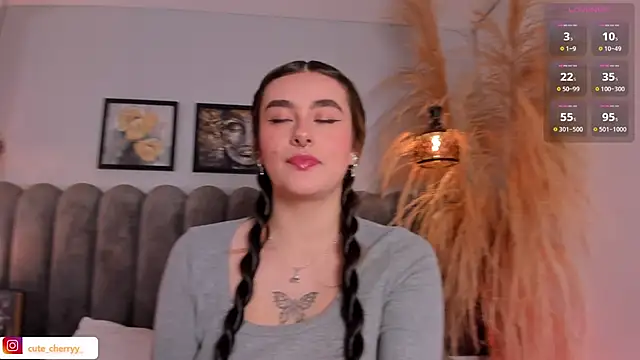 cute  cherry  online show from April 17, 10:12 pm