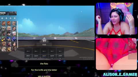 Alison online show from February 14, 7:05 pm