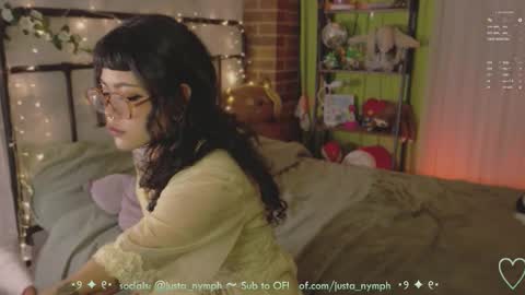   Im Nym  Justa nymph on twitter and IG online show from February 25, 1:37 am