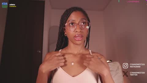 Snapshot of connie_west0 chatting on January 8, 9:23 pm   independent model online show from January 8, 9:23 pm