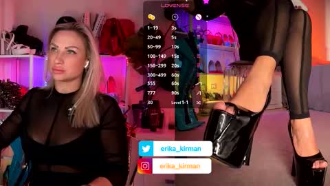 Erika      online show from November 8, 2:44 pm