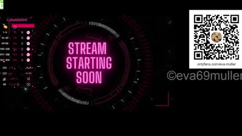 Eva  next show  8pm CEST AMST online show from February 15, 8:54 am