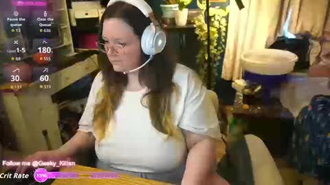 Snapshot of geeky_kitten chatting on September 11, 2:39 pm Geeky Kitten Leina -  online show from September 11, 2:39 pm