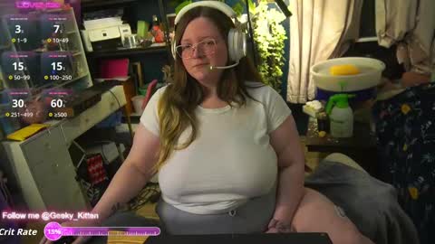 Snapshot of geeky_kitten chatting on September 21, 2:10 am Geeky Kitten Leina -  online show from September 21, 2:10 am