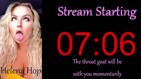 Helena Hope online show from December 30, 8:25 pm