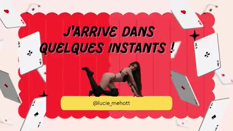 Lucie hot follow me on  online show from November 23, 9:44 am