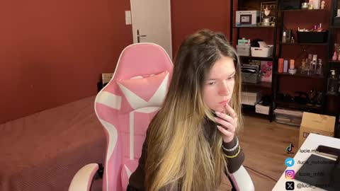 Lucie hot follow me on  online show from January 31, 8:43 am