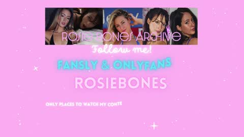 Rosie Bones online show from February 7, 8:20 pm
