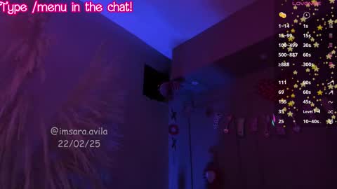 SaraAvila  online show from February 23, 9:59 am