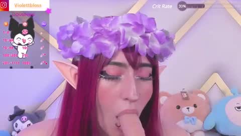 Snapshot of violettbloss chatting on March 11, 9:59 pm Violeta online show from March 11, 9:59 pm