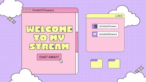 Violet Flowers online show from October 27, 10:48 pm