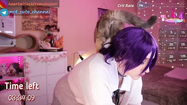 Snapshot of yourcutewaifu chatting on October 23, 7:14 am yourcutewaifu online show from October 23, 7:14 am