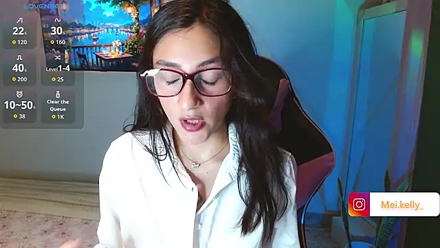 Snapshot of Mei_Kelly chatting on October 7, 2:49 am Mei Kelly online show from October 7, 2:49 am