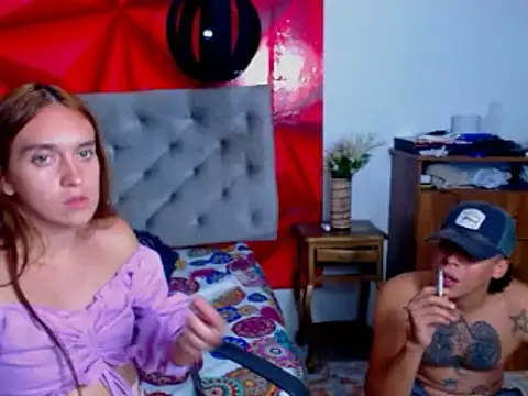 Snapshot of SamuelAndSofy chatting on October 22, 3:00 am SamuelAndSofy online show from October 22, 3:00 am