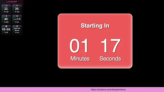 babybimbo online show from February 20, 8:31 pm