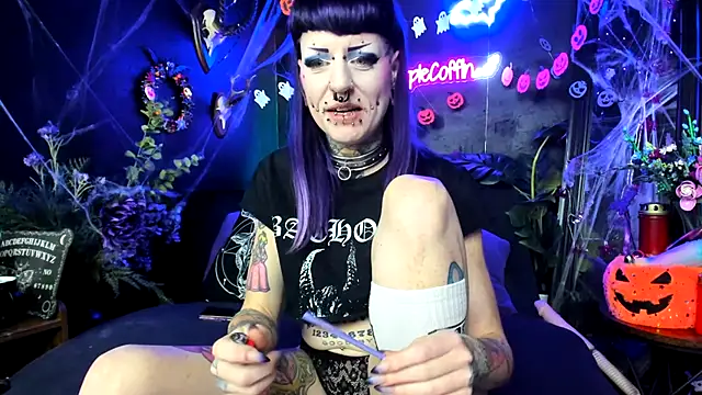 Purple Coffin666 online show from November 3, 8:35 pm