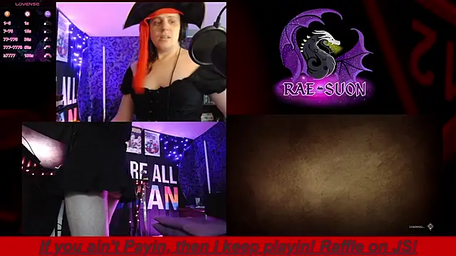 Snapshot of Rae-Suon chatting on October 9, 2:37 am Rae-Suon online show from October 9, 2:37 am