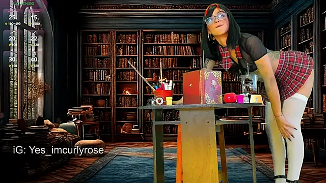 CurlyRose   online show from October 31, 1:07 am