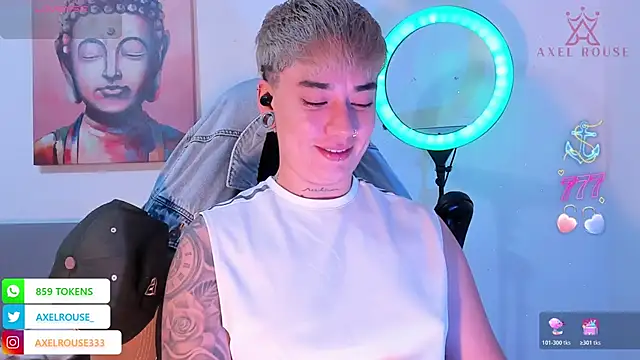 AxelRouse3 online show from February 22, 1:50 am