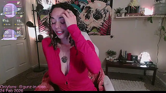 gunzinrose online show from February 25, 1:48 am