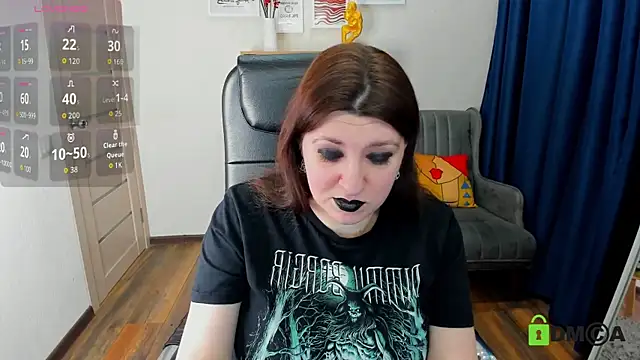 Black Black Rose online show from February 8, 9:07 pm