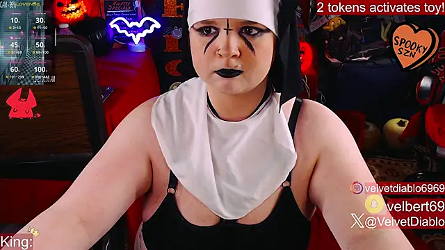 VelvetDiablo online show from October 27, 11:54 pm