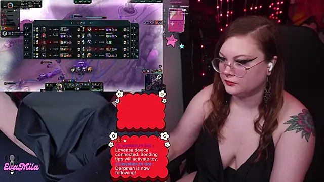 evamila online show from February 25, 6:39 pm