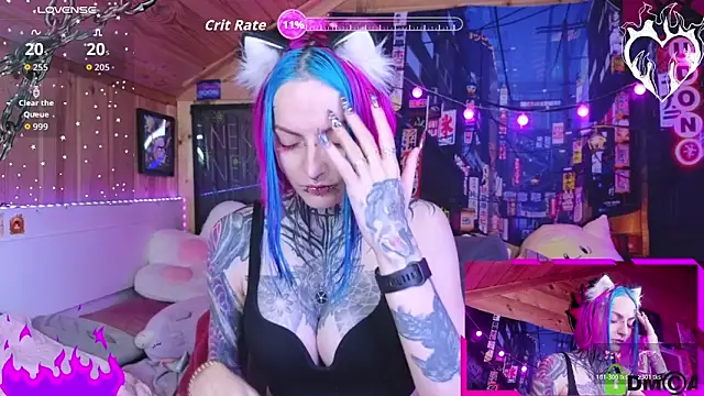 NekoCyber online show from November 15, 4:46 am